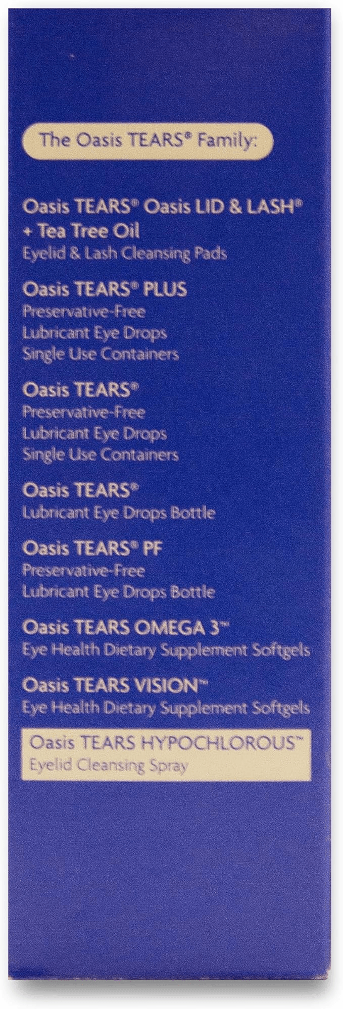 Hypochlorous Eyelid Cleansing Spray for Lashes & Eye Care – 55mL
