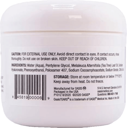 Eyelid and lash wipes with tea tree oil ingredients and usage instructions on packaging.