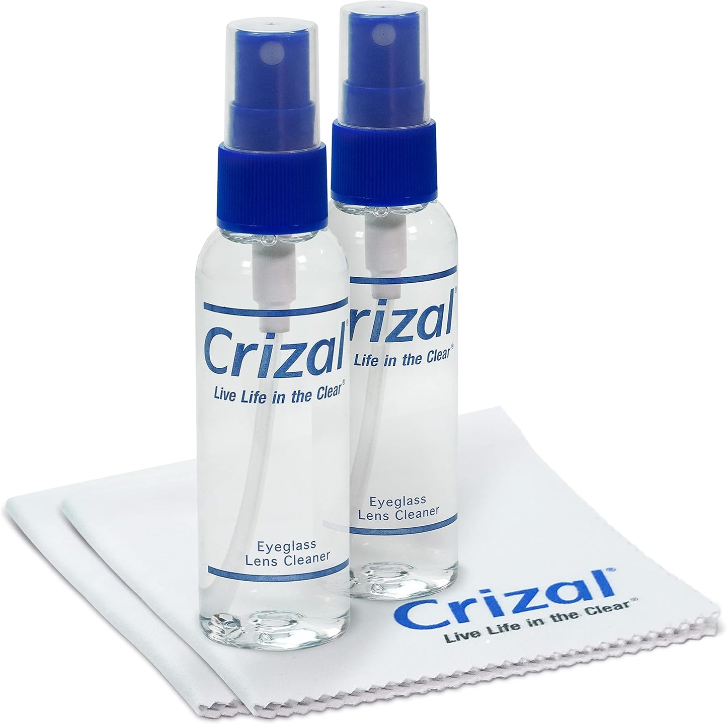 Crizal Eyeglass Lens Cleaning Solution – 2 Pack – Safe for AR-Coated Lenses – Designed & Tested by the AR Coating Experts