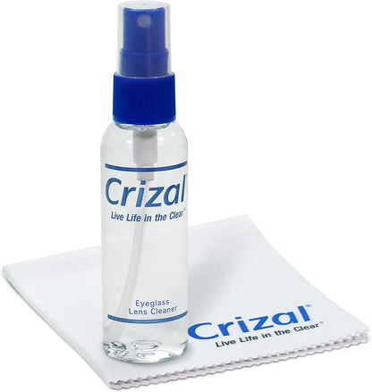 Crizal Eyeglass Lens Cleaning Solution – 2 Pack – Safe for AR-Coated Lenses – Designed & Tested by the AR Coating Experts