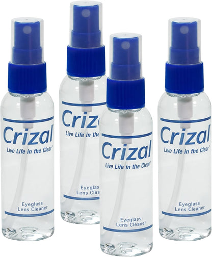 Crizal Eyeglass Lens Cleaning Solution – 2 Pack – Safe for AR-Coated Lenses – Designed & Tested by the AR Coating Experts