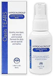 Hypochlorous Eyelid Cleansing Spray for Lashes & Eye Care – 55mL