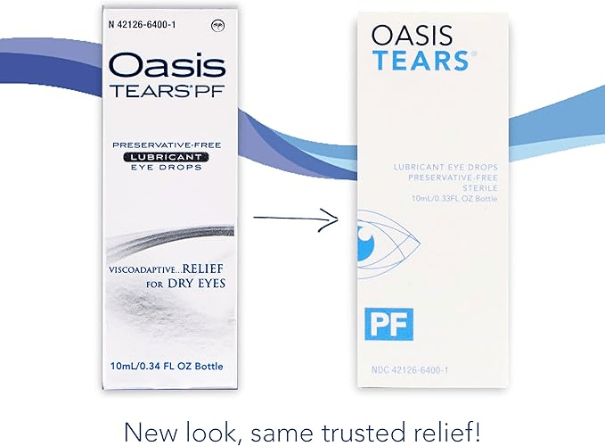 Oasis Tears Preservative-Free Lubricant Eye Drops. – 10 mL Artificial