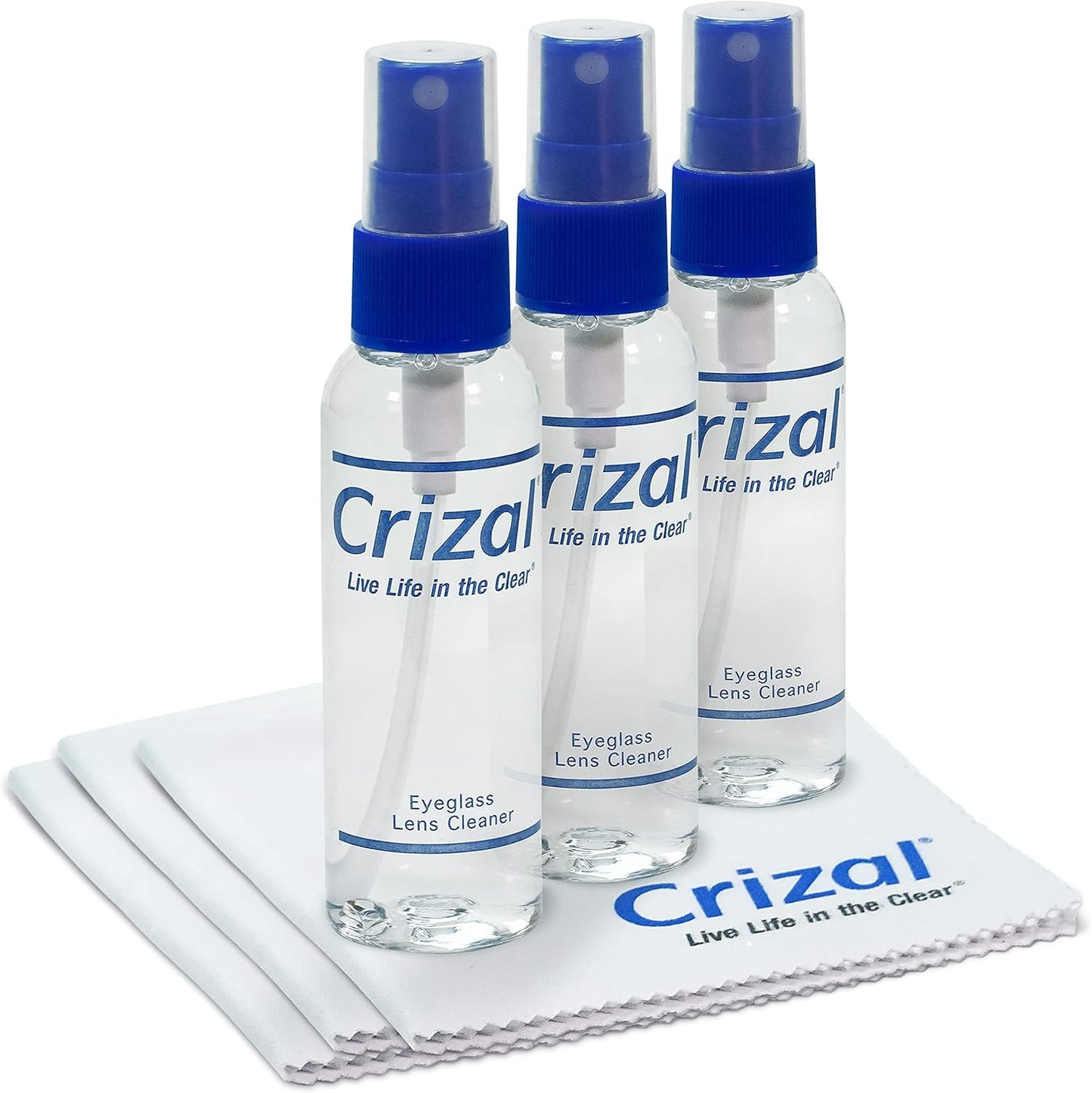 Crizal Eyeglass Lens Cleaning Solution – 2 Pack – Safe for AR-Coated Lenses – Designed & Tested by the AR Coating Experts